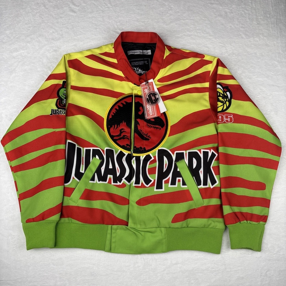 Jurassic Park Work Jacket Men's Size S Headgear Classics 1995 Multicolor, New